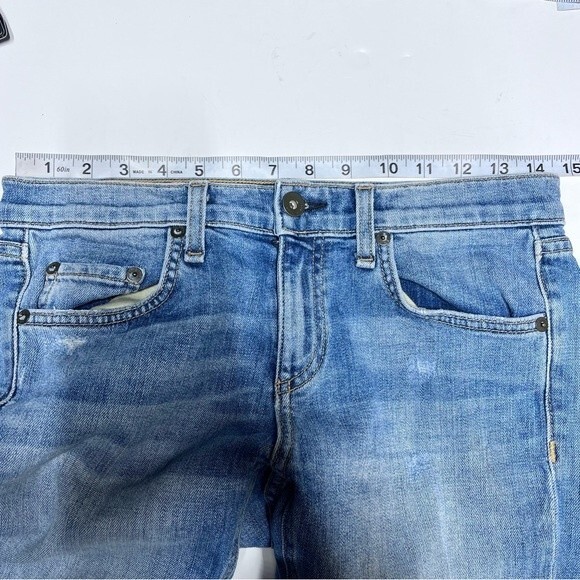 Rag & Bone Dre Boyfriend Jeans in June Wash 25 - Picture 12 of 14